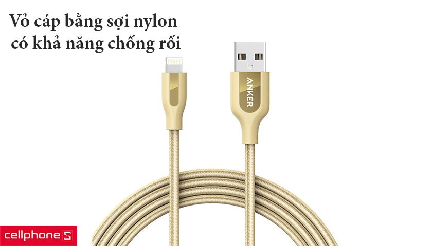 vỏ cáp bằng sợi nylon chống rối