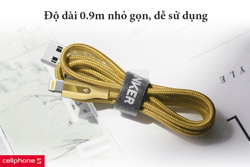 Độ dài 0.9m nhỏ gọn, dễ sử dụng