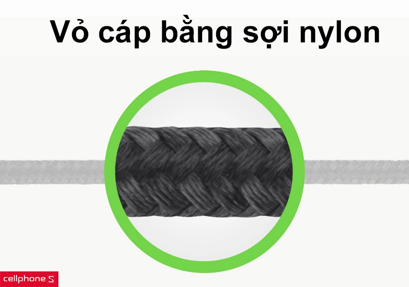 vỏ cáp bằng sợi nylon