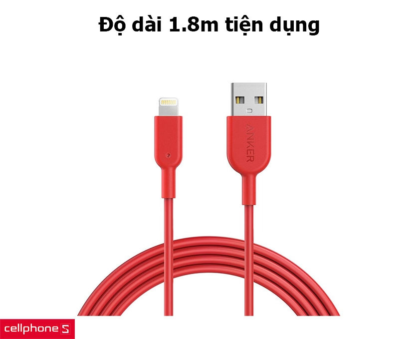 Độ dài 1.8m tiện dụng