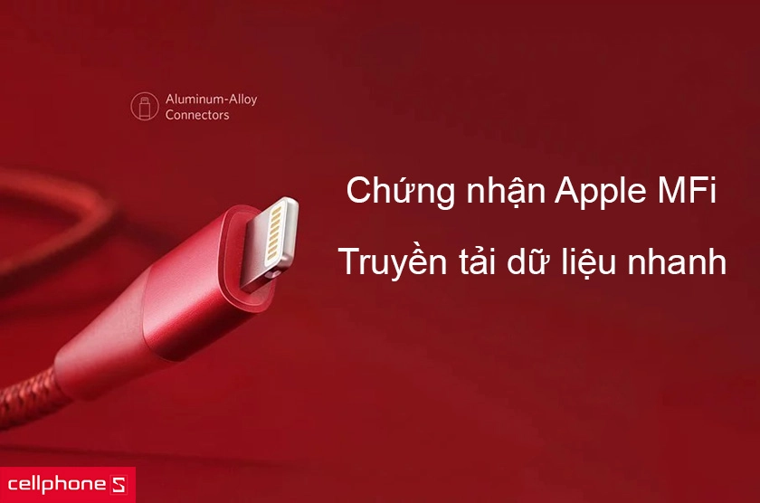 Hỗ trợ sạc pin và truyền tải dữ liệu nhanh chóng, tương thích mọi thiết bị của Apple