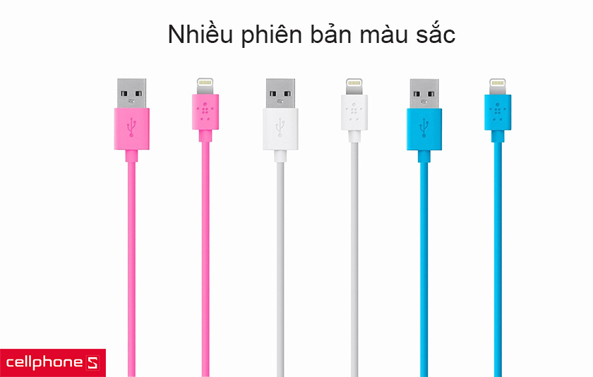 nhiều phiên bản màu sắc