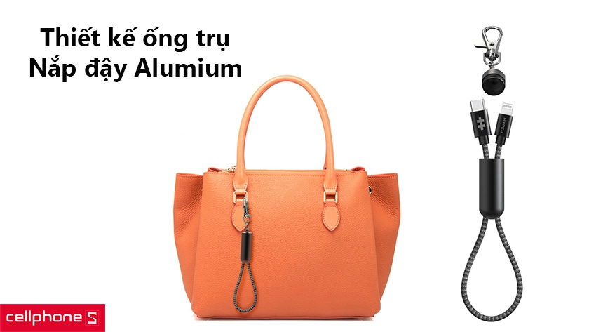 Thiết kế ống trụ cố định, đầu cáp được làm từ Alumium