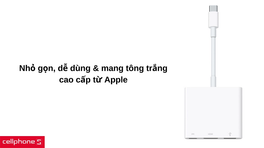 Hình dáng nhỏ gọn, đơn giản & dễ sử dụng