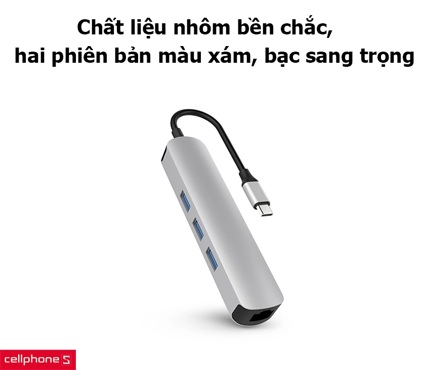 Chất liệu nhôm bền chắc