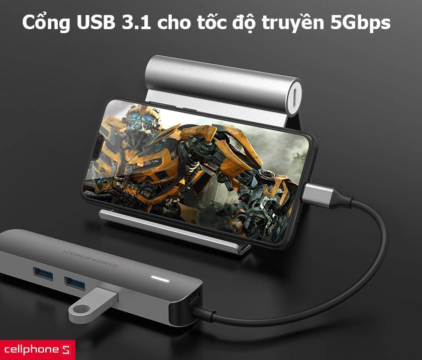 tăng băng thông truyền tín hiệu tối đa lên đến 5Gbps