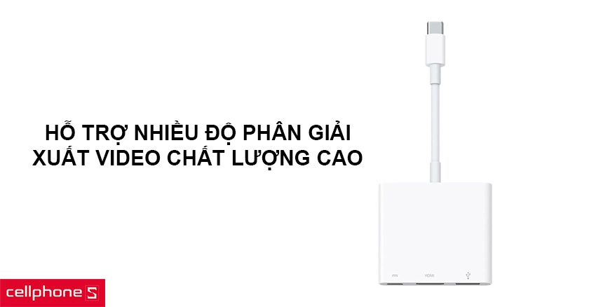 Hỗ trợ nhiều độ phân giải, xuất video chất lượng cao