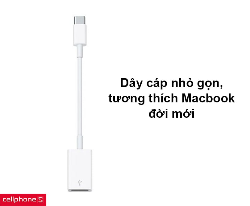 cáp chuyển đổi USB sang Type C MJ1M2ZP/A