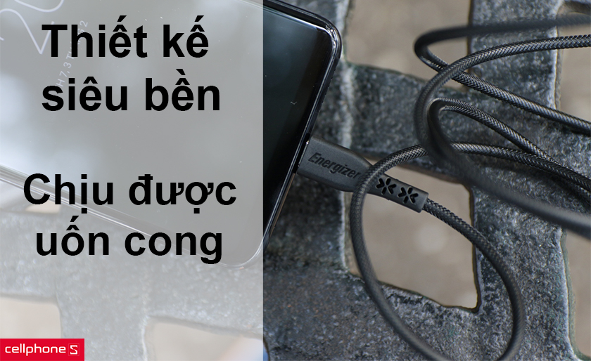 Thiết kế siêu bền và chịu được uốn cong dưới mọi góc độ