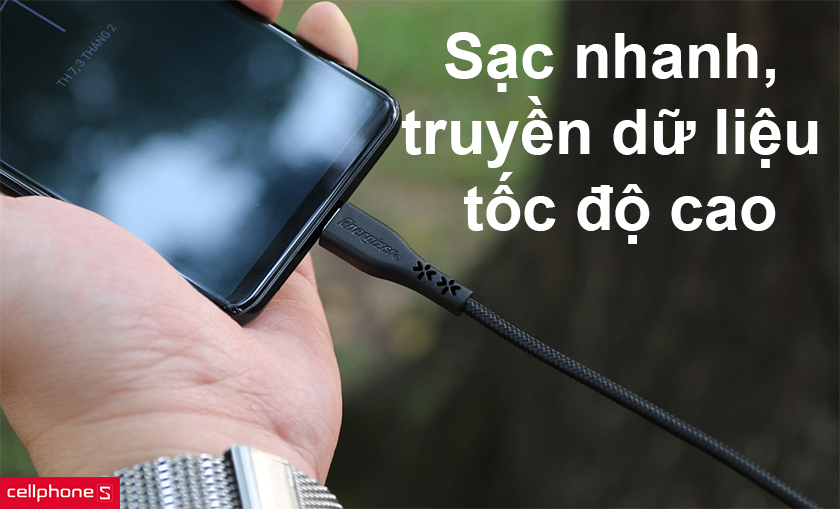 Tốc độ sạc nhanh, truyền dẫn dữ liệu tốc độ cao