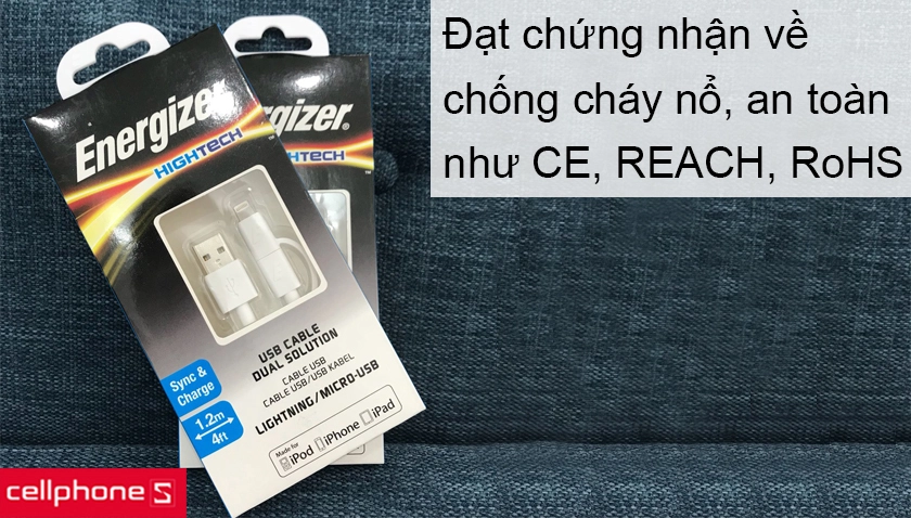 đạt các chứng chỉ về an toàn, phòng chống cháy nổ