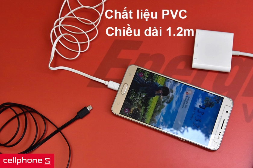 Chất liệu PVC cao cấp, chiều dài 1.2m