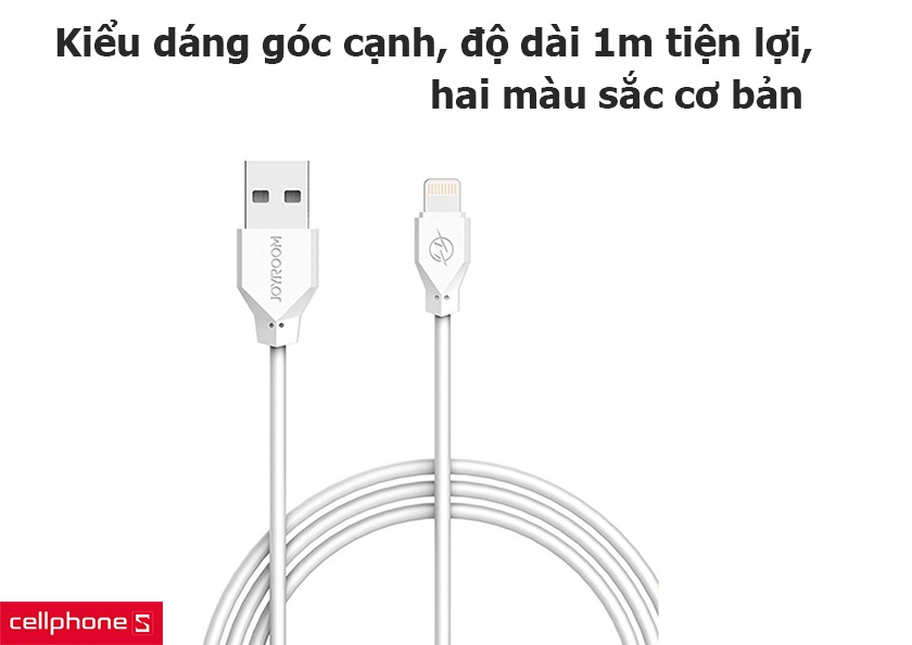 Kiểu dáng góc cạnh, độ dài 1m tiện lợi, hai màu sắc cơ bản