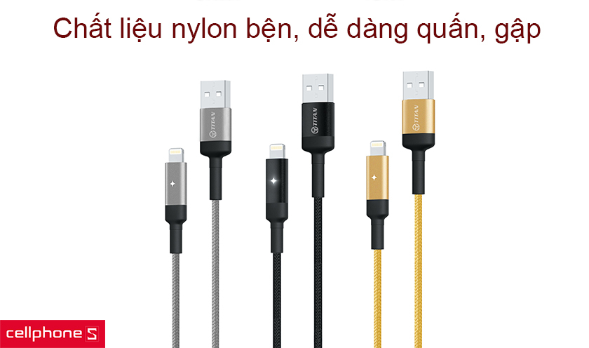 Hoàn thiện bởi chất liệu nylon bện