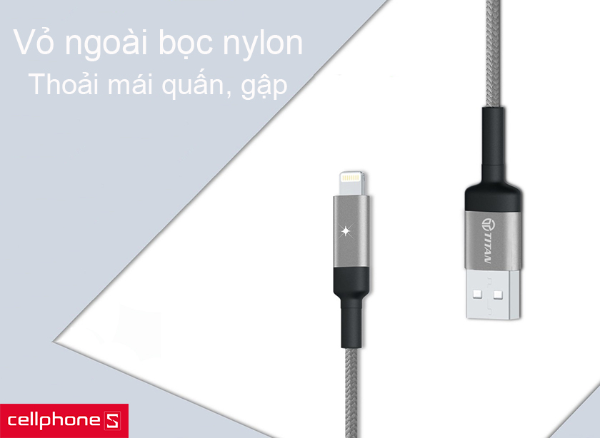 Titan CL25 với vỏ ngoài bọc nylon