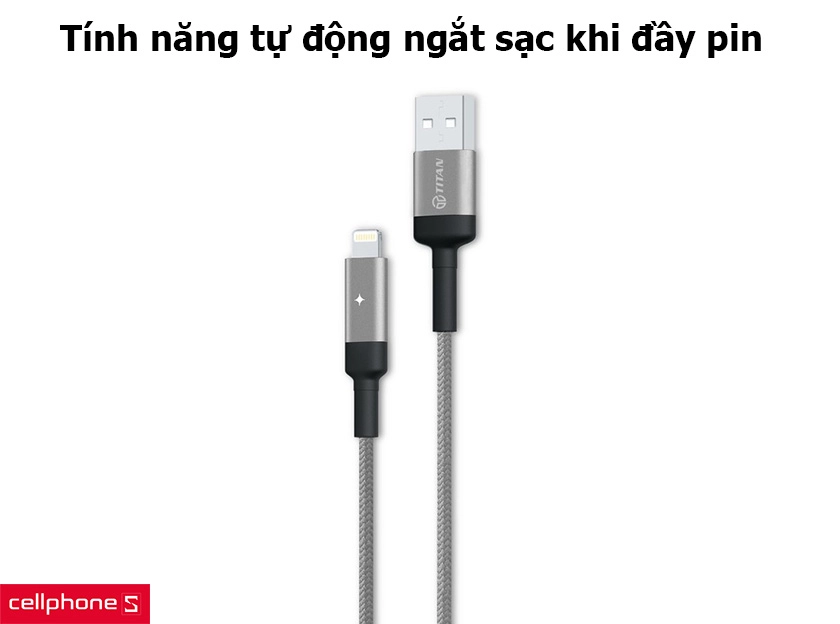 Tính năng tự động ngắt sạc khi đầy pin