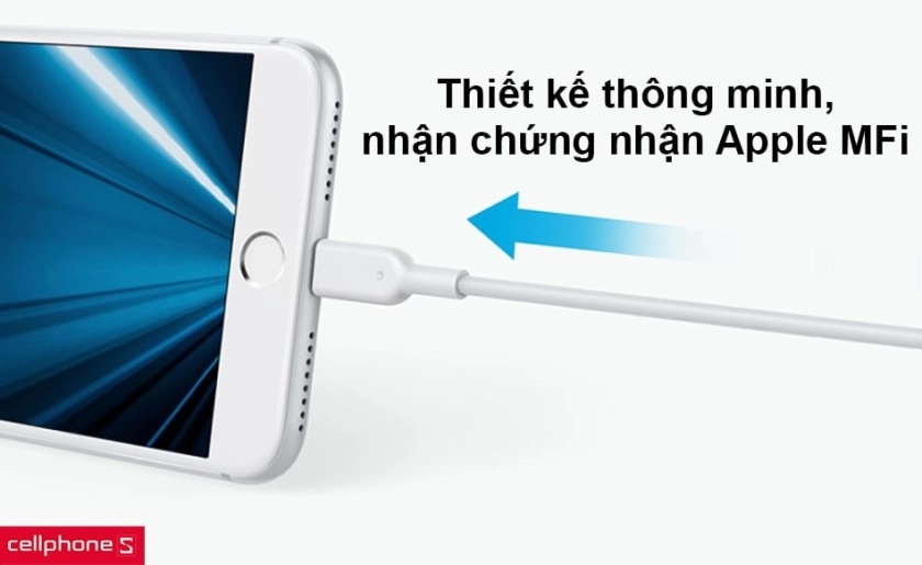 Thiết kế thông minh, nhận chứng nhận Apple MFi