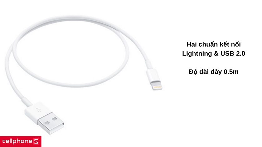 Cáp Lightning sang USB Apple MQUE2 0.5m