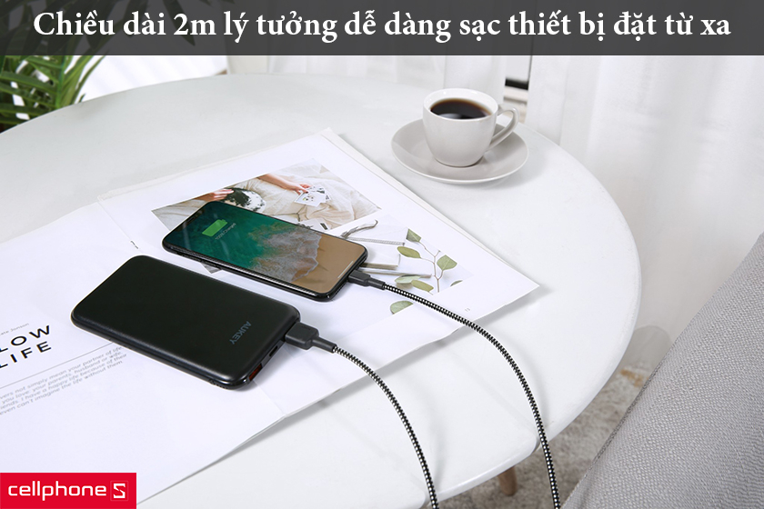 Chiều dài 2m lý tưởng