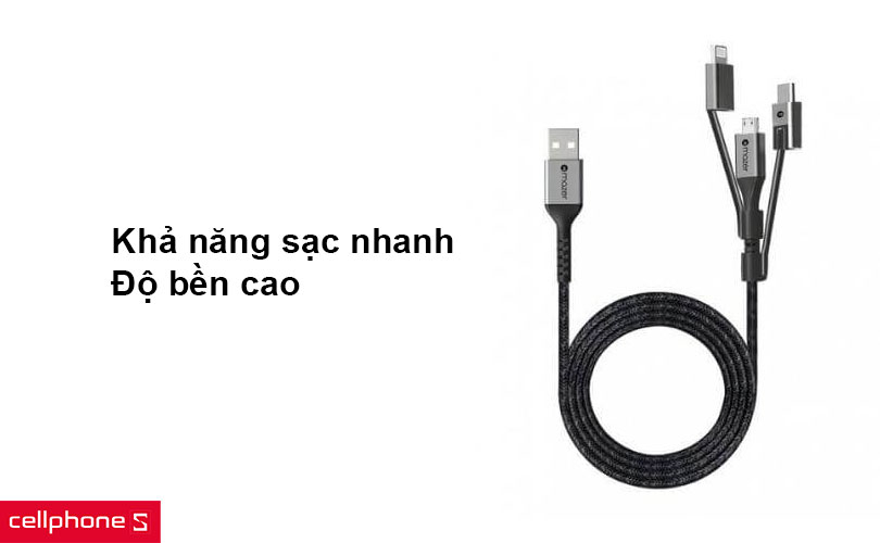 Khả năng sạc nhanh đầy tốc độ đi kèm độ bền cao