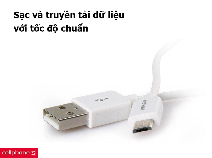 Sạc và truyền tải dữ liệu với tốc độ chuẩn