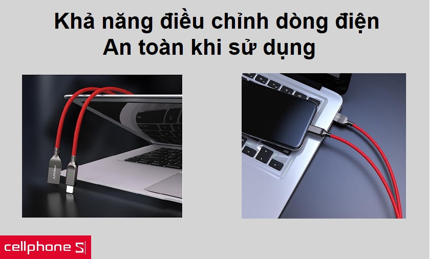 Tự động điều chỉnh dòng điện phù hợp, vô cùng an toàn khi sử dụng