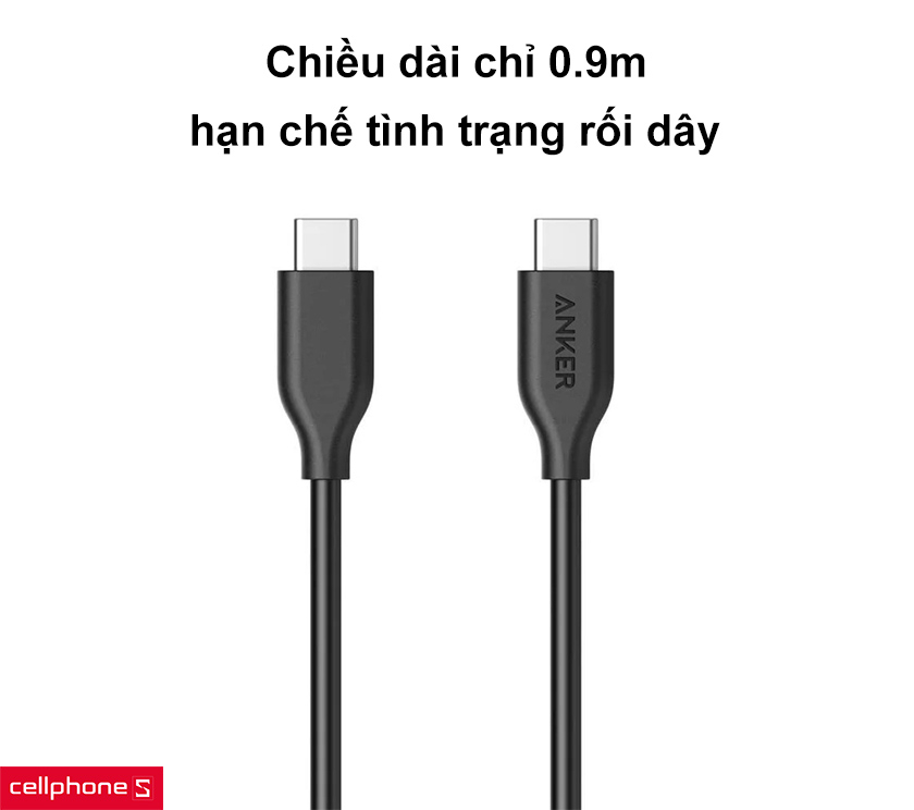 Chiều dài chỉ 0.9m