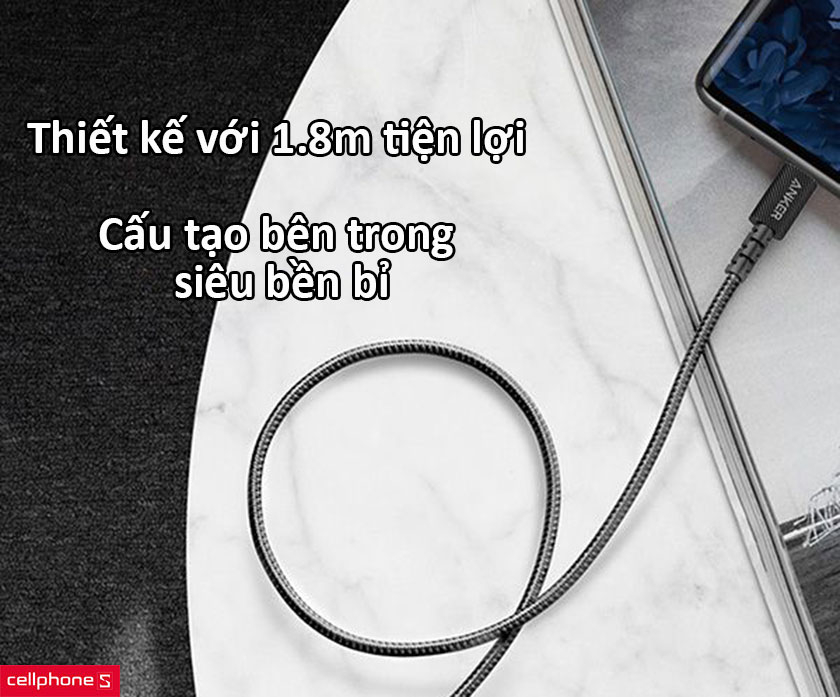 Thiết kế với 1.8m tiện lợi, cùng cấu tạo bên trong siêu bền bỉ