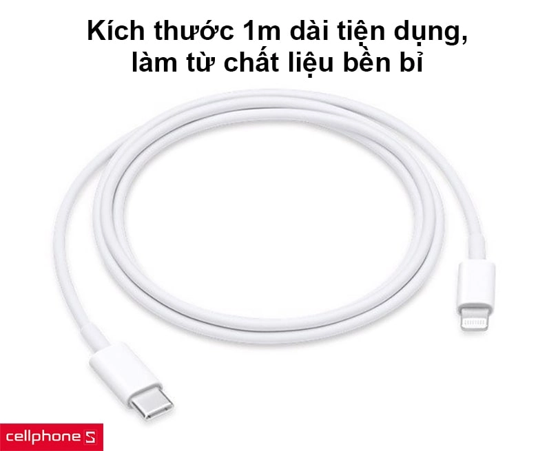 Kích thước 1m dài tiện dụng, làm từ chất liệu bền bỉ