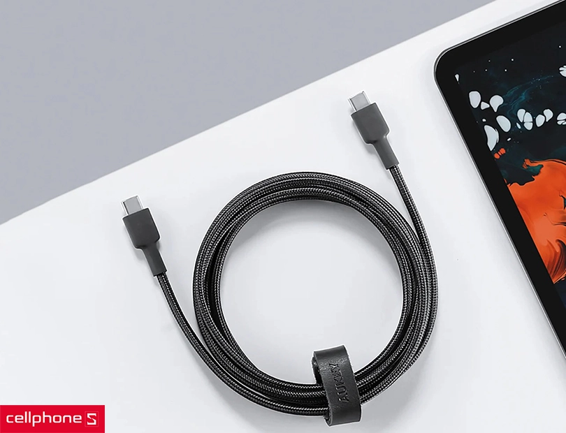 Cáp Type C to Type C Aukey CB-CD45 0.9M