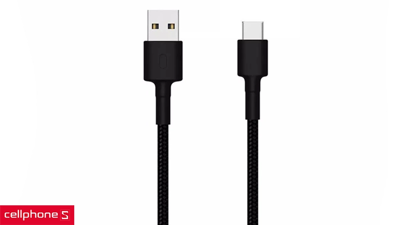 Đánh giá thiết kế Cáp USB-A to Type-C Xiaomi dây dù 1M