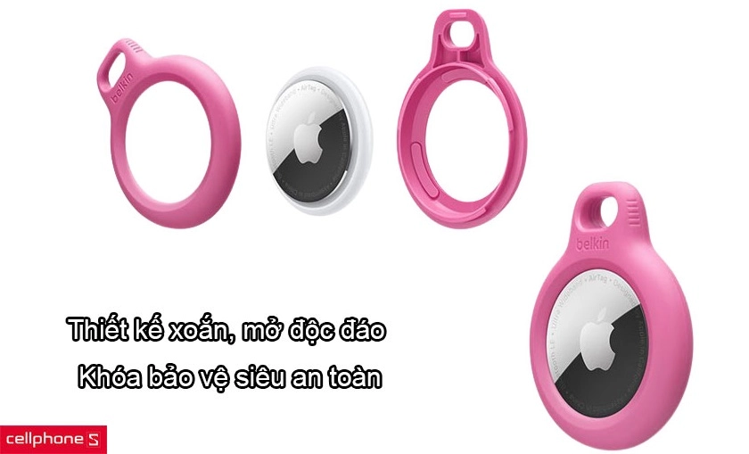 Thiết kế xoắn, mở độc đáo với khóa bảo vệ siêu an toàn