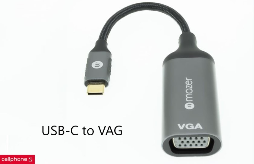 Chuyển từ USB-C sang cổng VGA 1080p