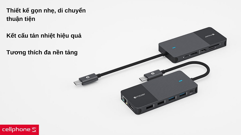 Thiết kế tản nhiệt hiệu quả, tương thích đa nền tảng