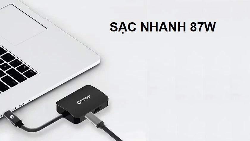 Tích hợp Power Delivery truyền dữ liệu tốc độ cao và sạc nhanh