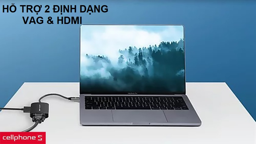 Trình chiếu dễ dàng với cổng HDMI và VGA