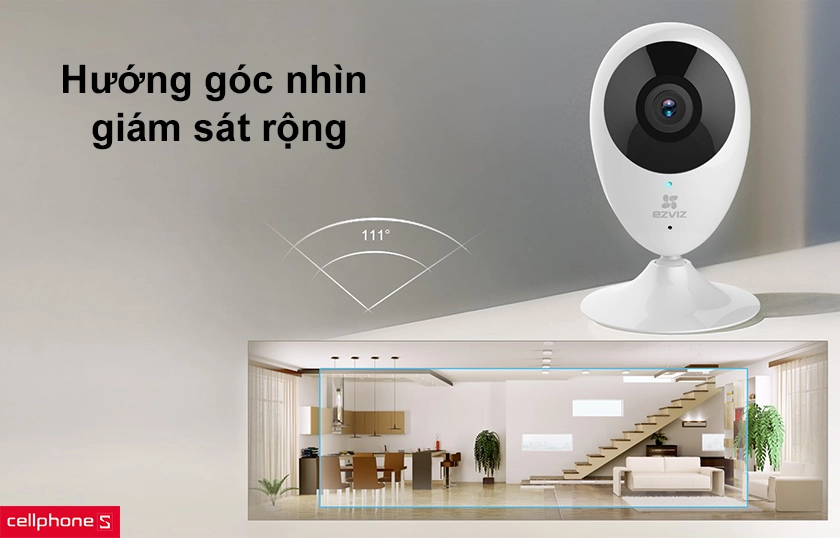 Hướng góc nhìn giám sát rộng