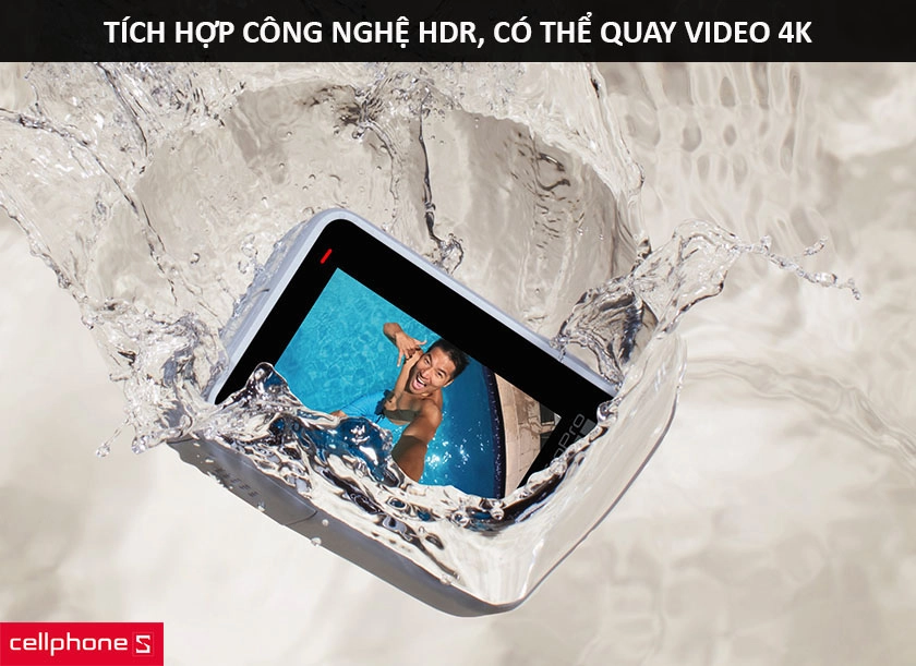 Chất lượng ảnh tuyệt vời với HDR, có thể quay video 4K