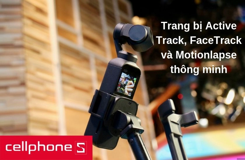 Osmo Pocket sở hữu các chức năng thông minh như Active Track 