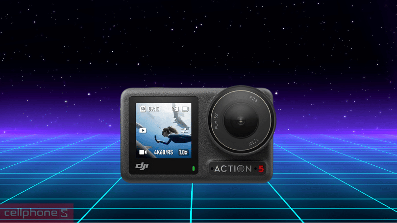 Thiết kế - màn hình camera hành động DJI Osmo Action 5