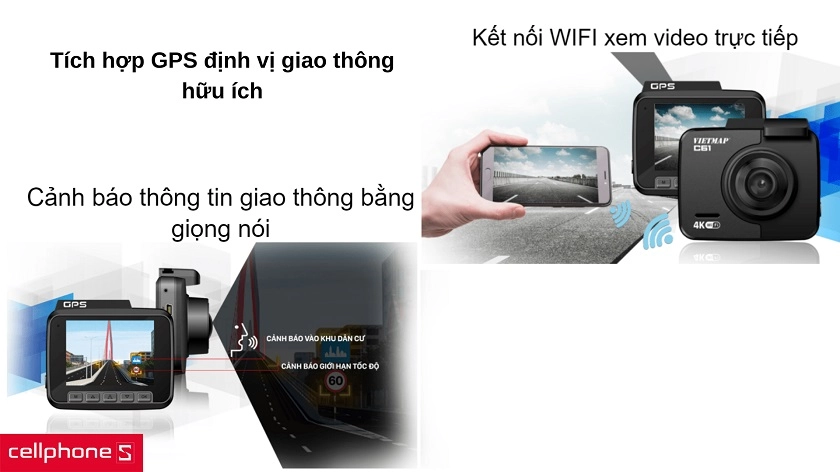 Cảnh báo bằng giọng nói cùng GPS giúp bác tài nắm bắt rõ giao thông