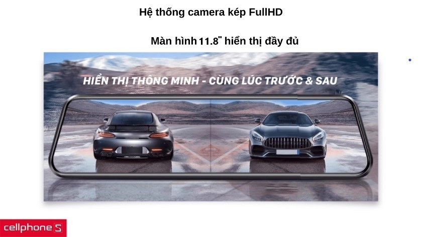Camera hành trình Vietmap G40 gương tràn viền