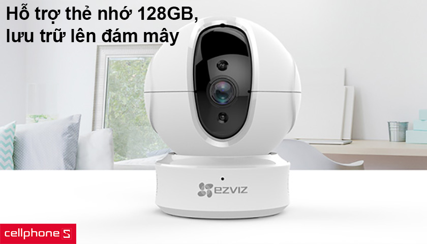 Hỗ trợ khe cắm thẻ nhớ 128GB, lưu trữ lên đám mây