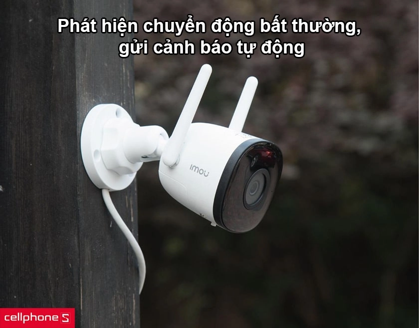 Phát hiện chuyển động bất thường, gửi cảnh báo tự động