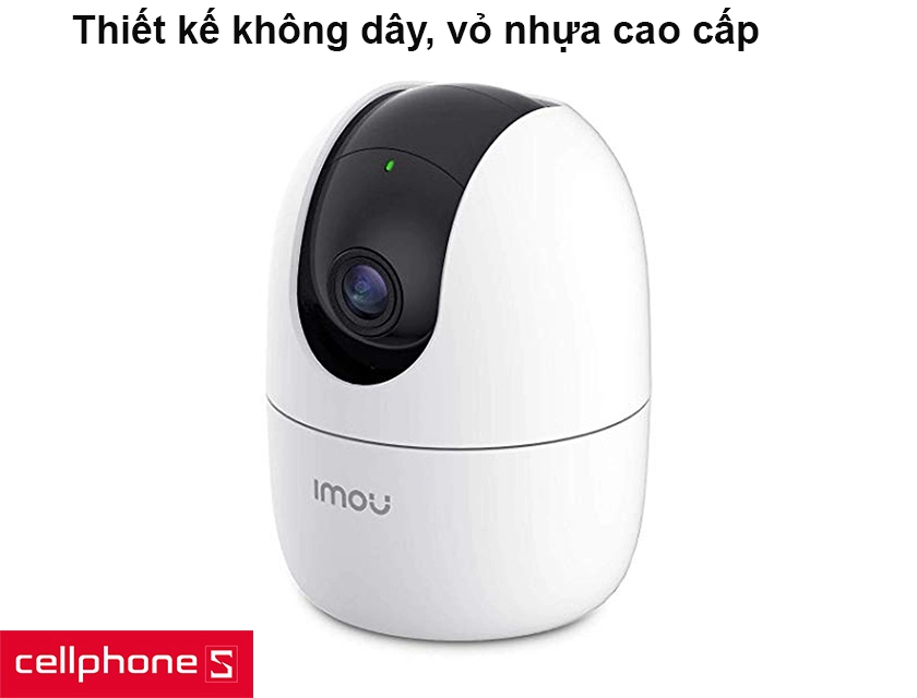 Thiết kế không dây, vỏ nhựa cao cấp