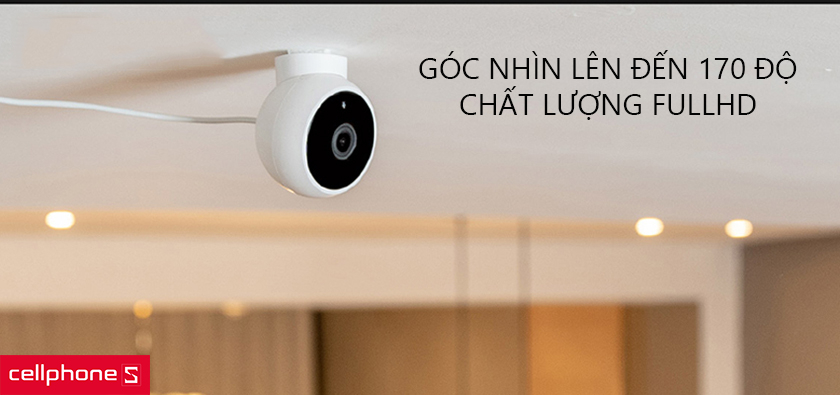 Góc nhìn lên đến 170 độ, chất lượng FullHD