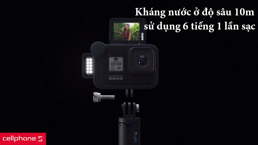 Light Mod có khả năng "kháng nước", ngâm nước ở độ sâu là 10 mét