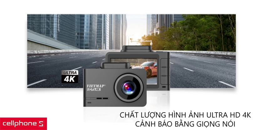 Chất lượng hình ảnh Ultra HD 4K, phát cảnh báo bằng giọng nói