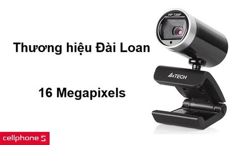 Thương hiệu A4tech đến từ Đài Loan độ phân giải hình ảnh lên đến 16 Megapixels