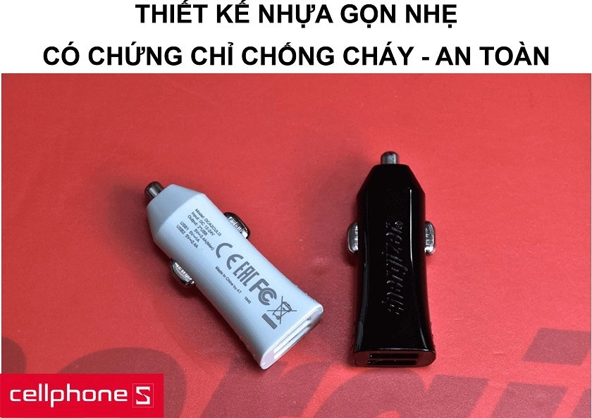 Thiết kế gọn nhẹ, an toàn với các chứng chỉ chống cháy nổ